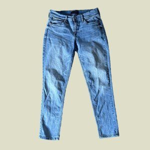 Banana Republic Factory Medium Light Wash Girlfriend Denim Jeans Size 2 26